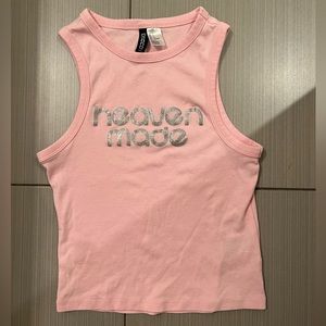 Pink Cropped Tank